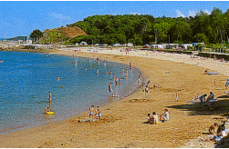 en Bretagne, Lanveoc, Presqu'ile de Crozon, Finistere, la plage